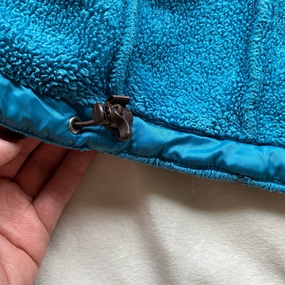 The North Face Teal Blue Fleece Zip Jacket Women’s Small | Soft Full Zip - Picture 9 of 14